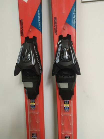 Atomic Redster GS 159 cm Ski + BRAND NEW Salomon 10 Bindings Winter Fun Snow
