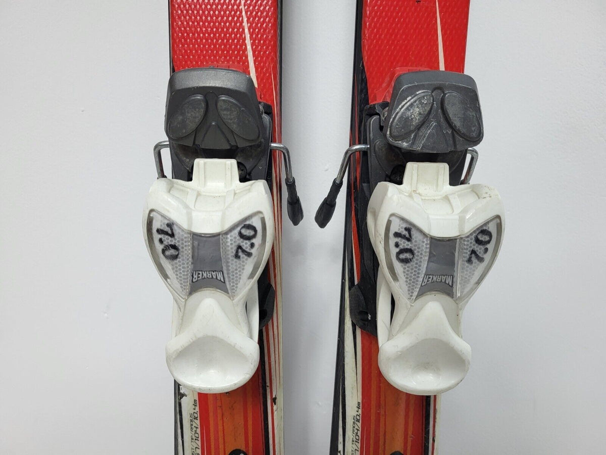 Völkl Racetiger GS R JR 130 cm Ski + Marker 7 Bindungen Wintersport Schneespaß