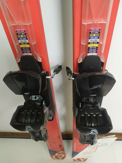 Atomic Redster GS 159 cm Ski + BRAND NEW Salomon 10 Bindings Winter Fun Snow