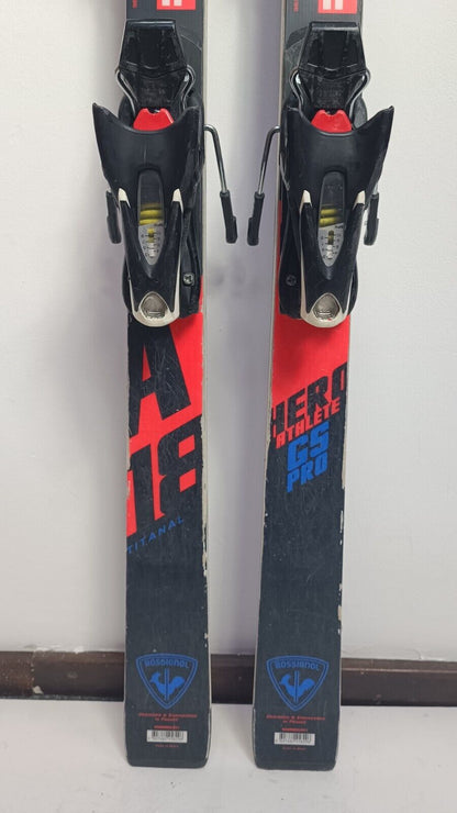 Rossignol Hero Athlete GS Pro 158 cm Ski + Look 10 Bindings Winter Fun Snow