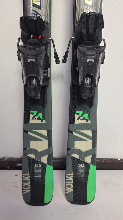 Volkl RTM 142 cm Ski + Marker 10 Bindings Fun Snow Winter Sport Piste