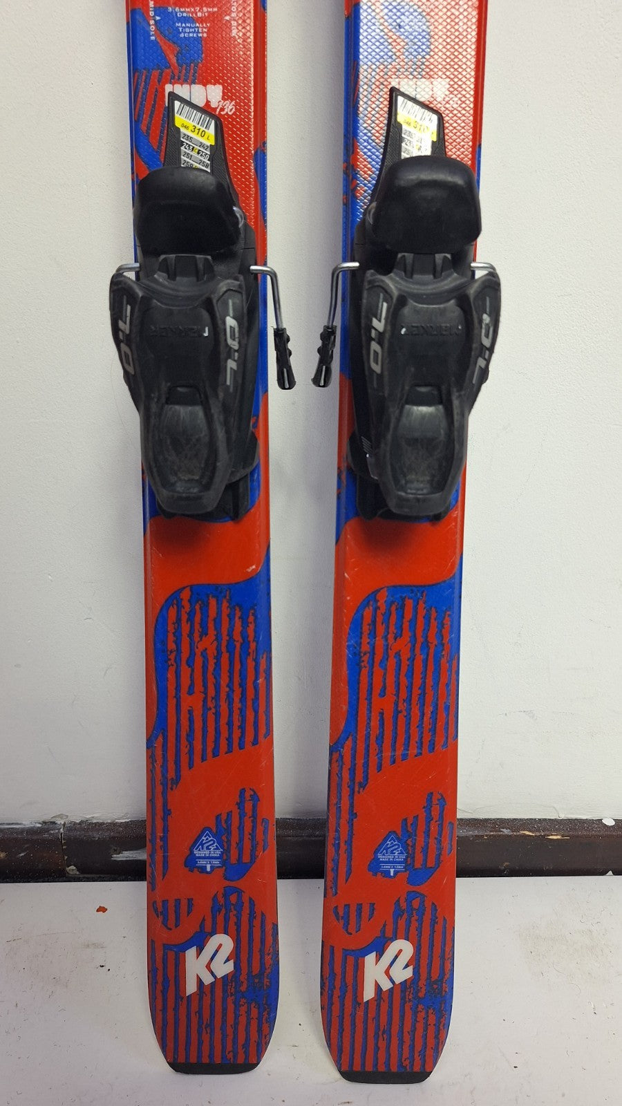K2 Indy 136cm Ski + Marker 4.5 Bindings Winter Sport