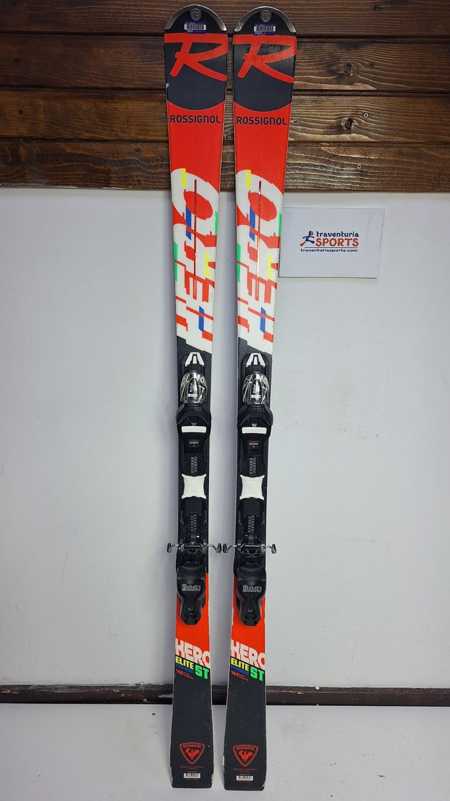 Rossignol Hero Elite ST 166cm Ski + Look 11  Bindings Winter Adventure