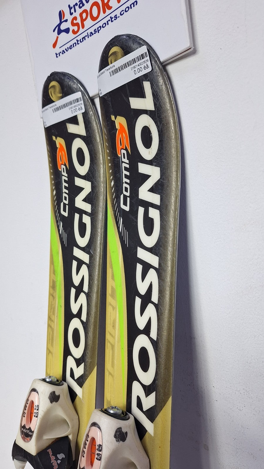 Rossignol Comp 9 93cm Ski + Rossignol 2.5 Bindings Winter Sport Fun