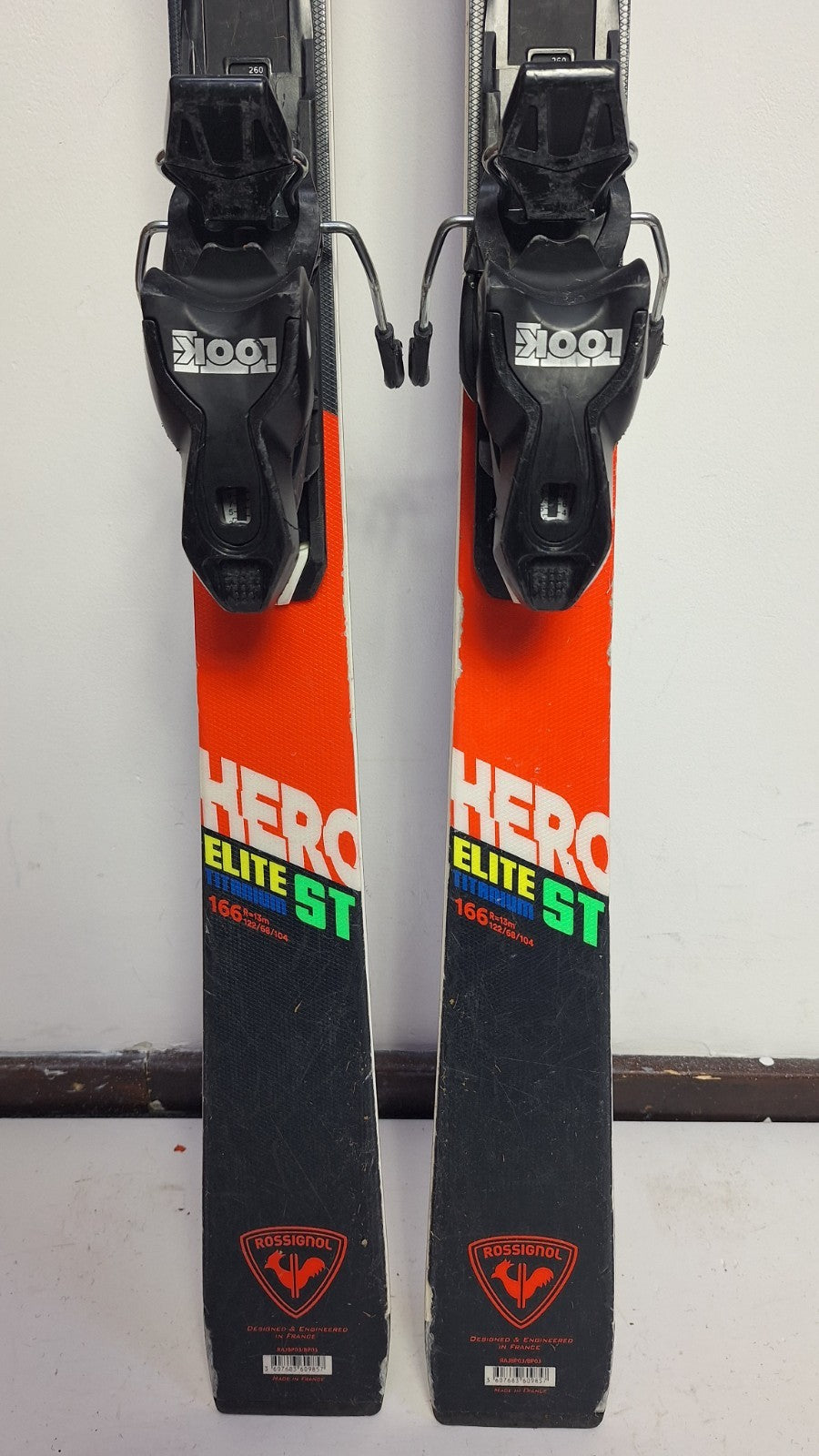 Rossignol Hero Elite ST 166cm Ski + Look 11  Bindings Winter Adventure