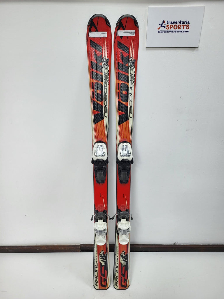Völkl Racetiger GS R JR 130 cm Ski + Marker 7 Bindings Winter Sport Snow Fun