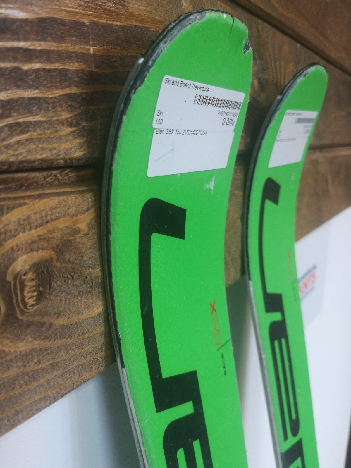 Ski Elan GSX 150 cm + fixations Elan EL 7.5 BSL. Plaisir, neige, aventure et sport hivernal