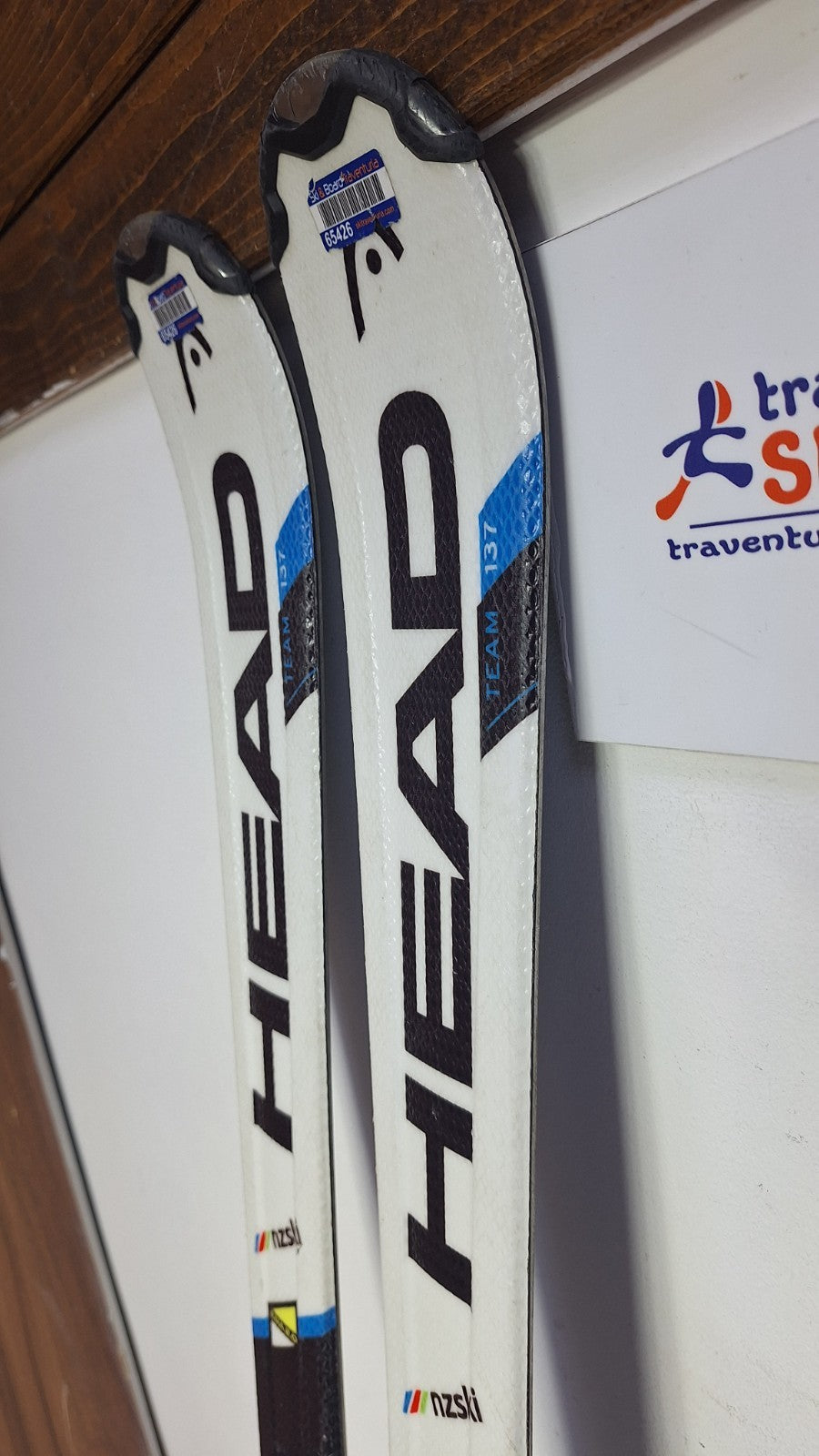HEAD SupershapeTeam R Track NZ 137  cm Ski + Elan ESP 7.5 Bindings Fun Snow