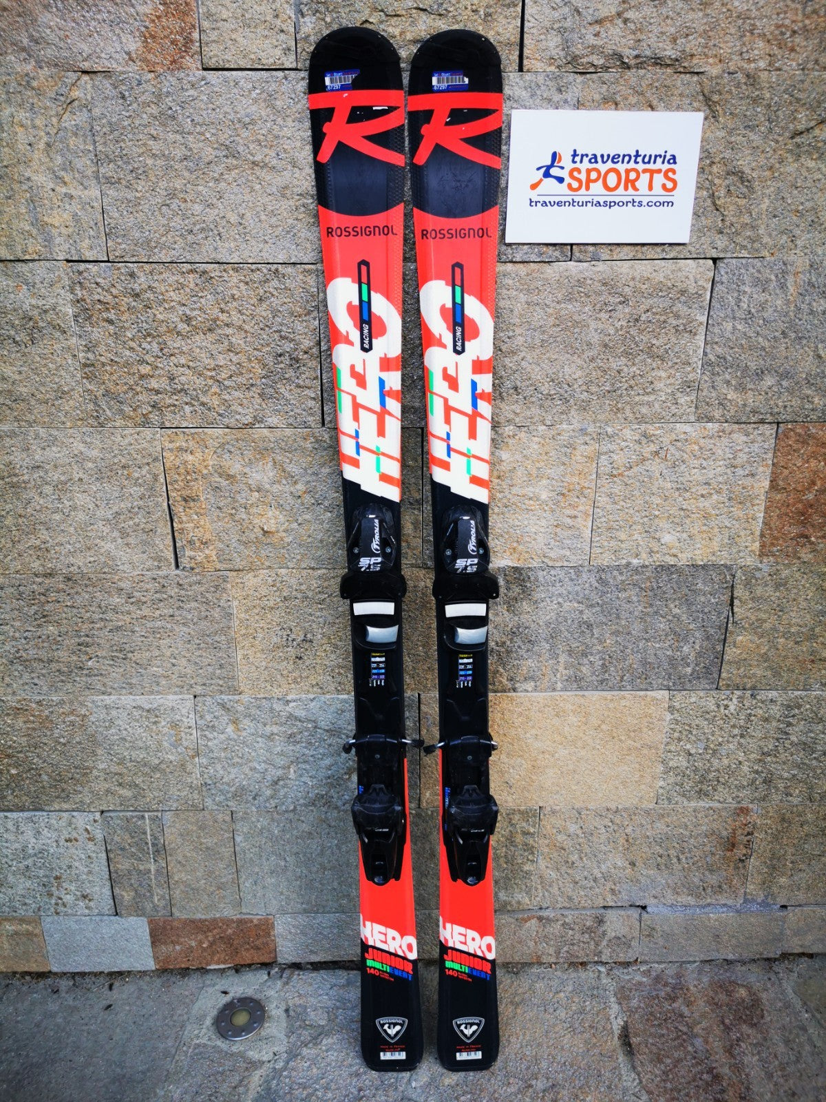 Rossignol HERO J MultiEvent  140cm  Ski + Elan ESP 7.5 Bindings  Winter Sport