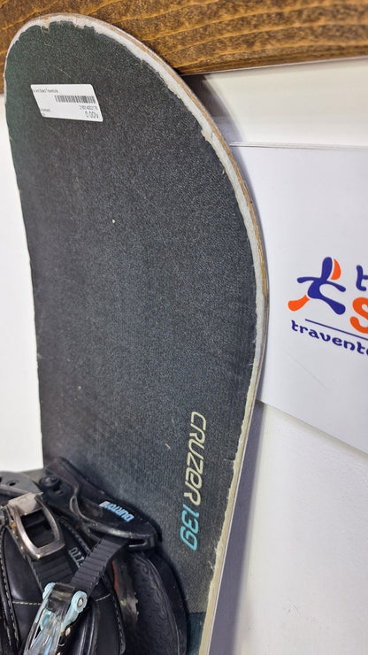 Burton Cruzer 139 cm Snowboard + Speedfit M Bindungen Winter-Schneeabenteuer-Spaß