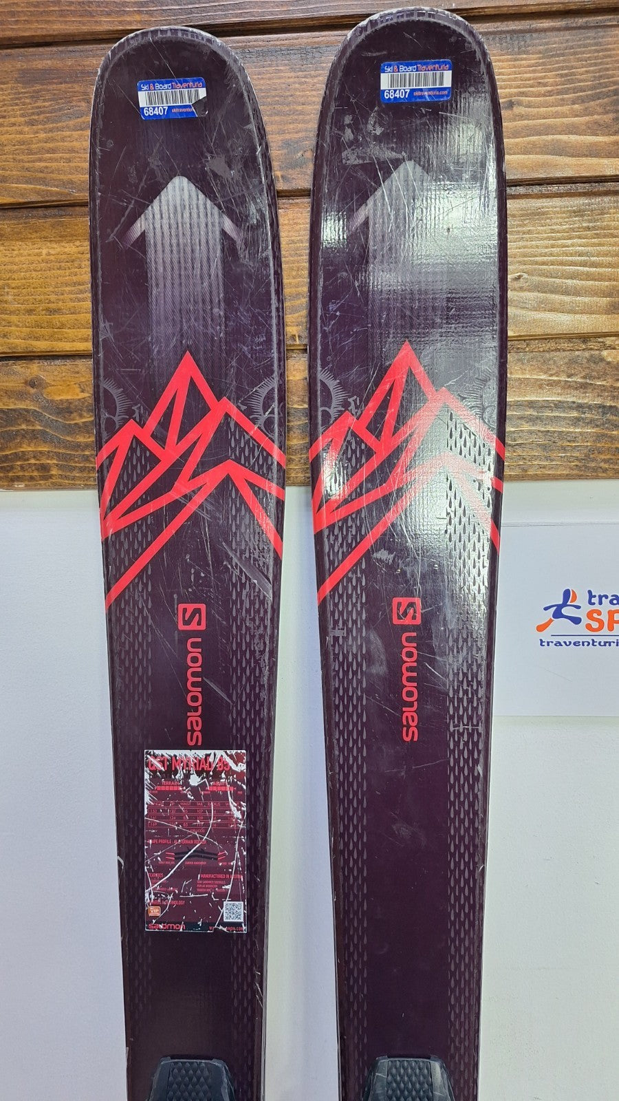 Salomon Myriad 85 161cm  Ski + Elan EL 10 Bindings Adventure Winter Sport