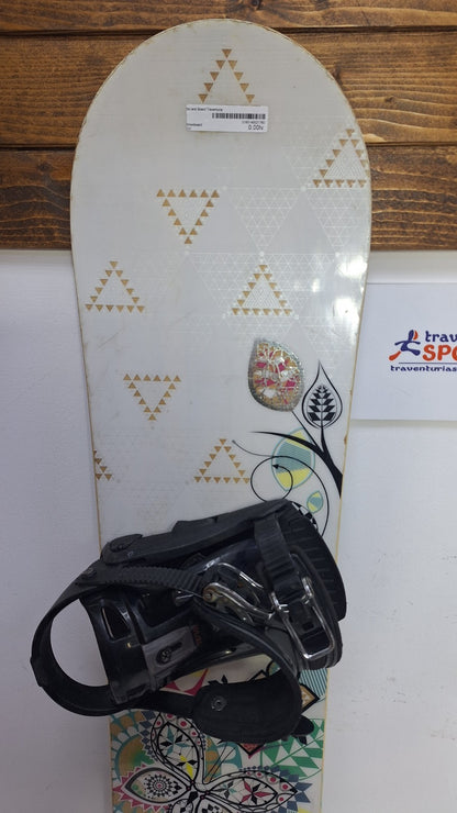 Snowboard Salomon Lotus 151 cm + attacchi Speedfit M Sport invernali sulla neve