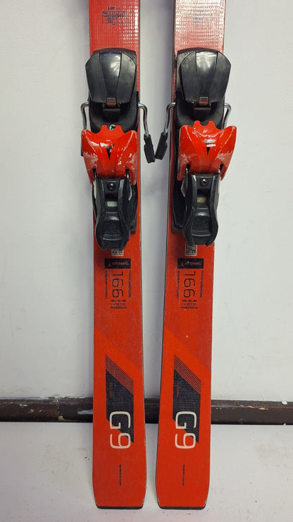 Atomic Redster G9 166 cm Skis + Atomic 10 Bindings Winter Fun Snow