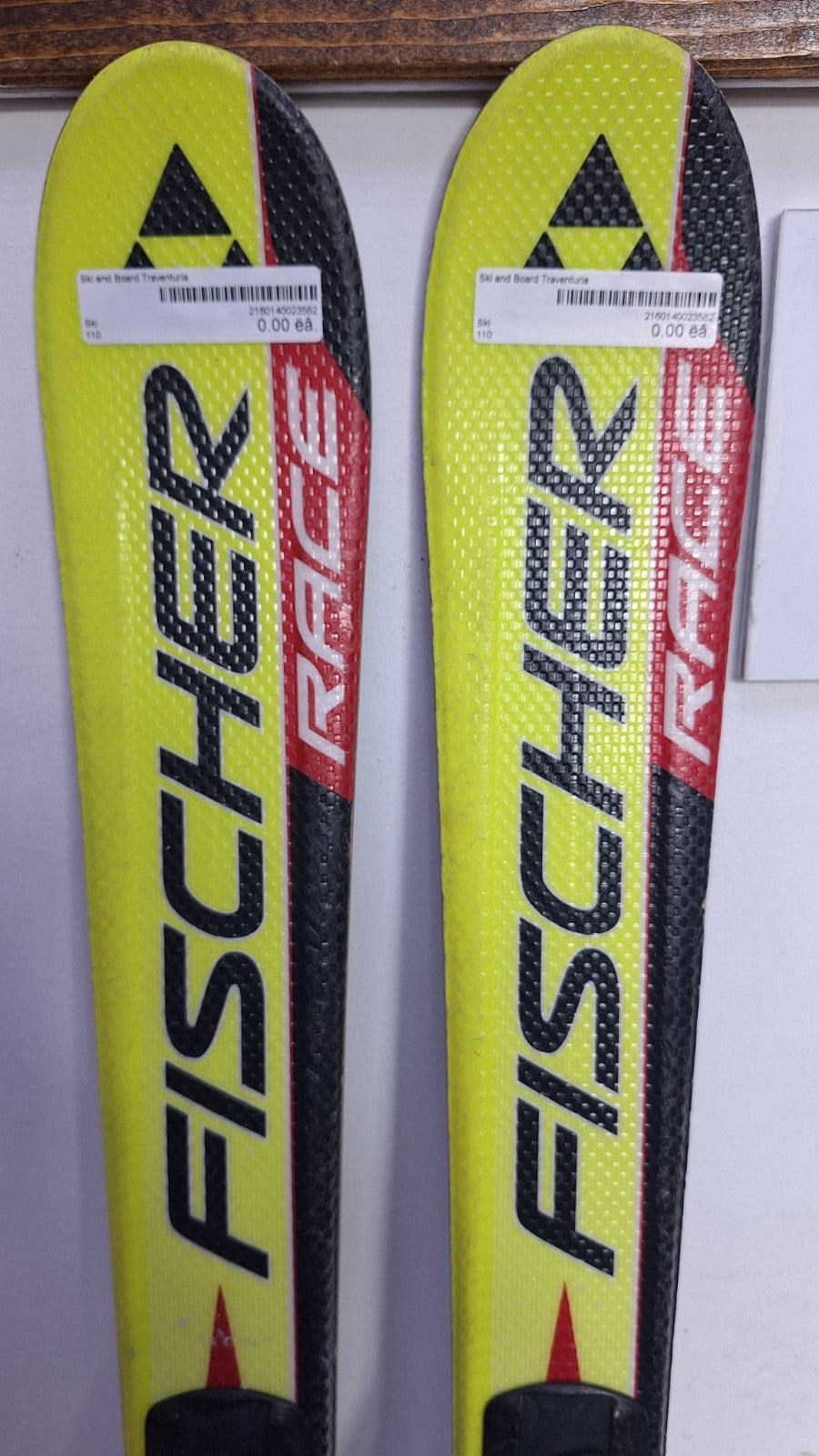 Fischer RC4 Race 110 cm Ski + Salomon 4.5 Bindings Fun Snow Winter Sport