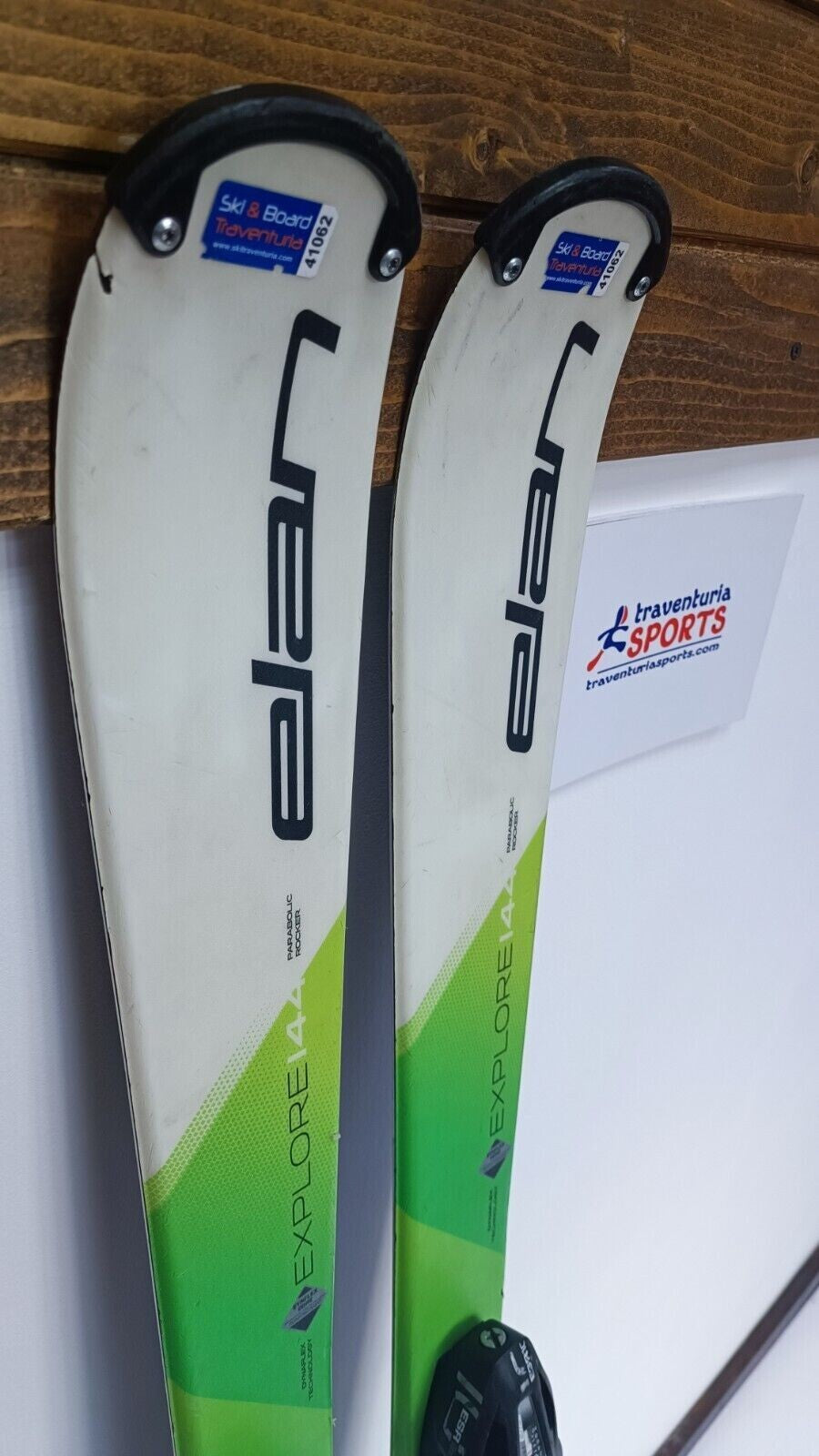 Ski Elan Explore X 144 cm + fixations Elan ESR 10. Sport d’hiver, plein air et neige