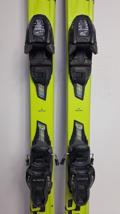 Volkl Racetiger GS 13 120cm Skis + Marker 4.5 Bindings Winter Fun Snow