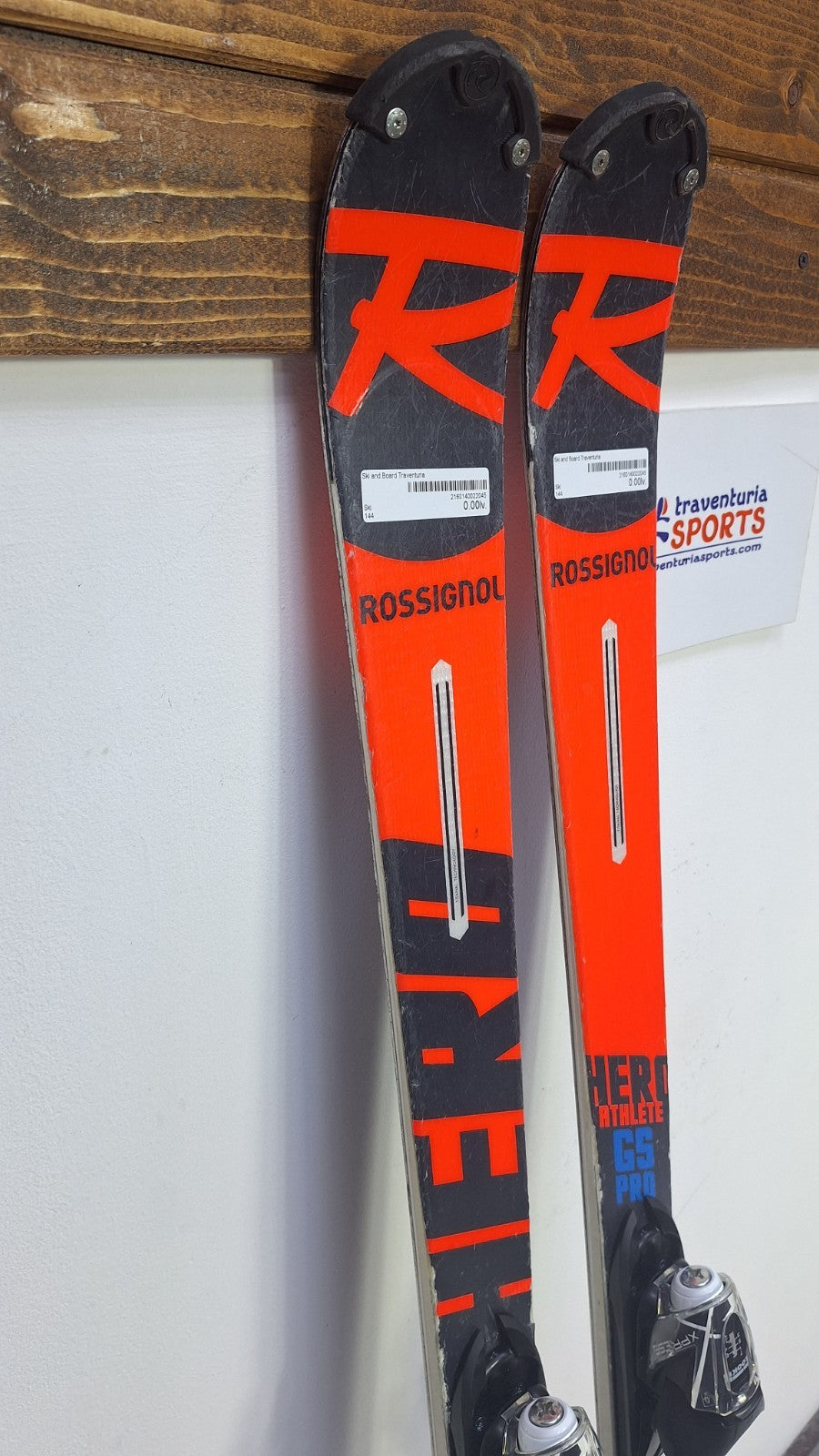 Rossignol Hero FIS GS Pro 144 cm Ski + New Look 7 Bindungen – Winterspaß im Schnee