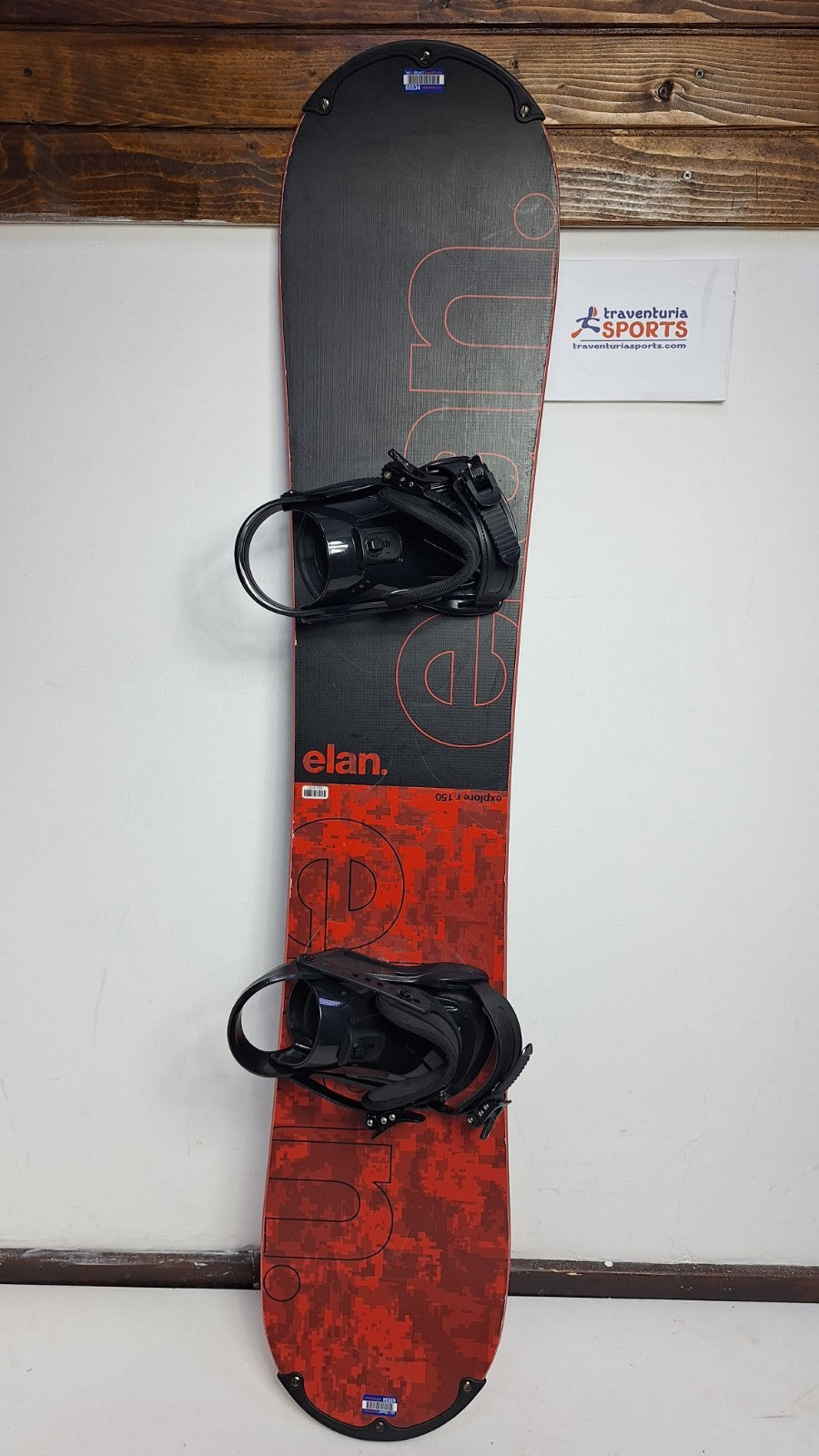 Elan Explore R 150 cm Snowboard + Brand New Talerun M  Bindings Winter Snow