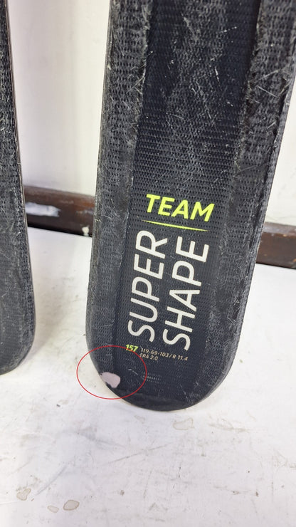 Ski HEAD Supershape Team Easy JRS 157 + fixations Tyrolia BYS 10, sport d'hiver