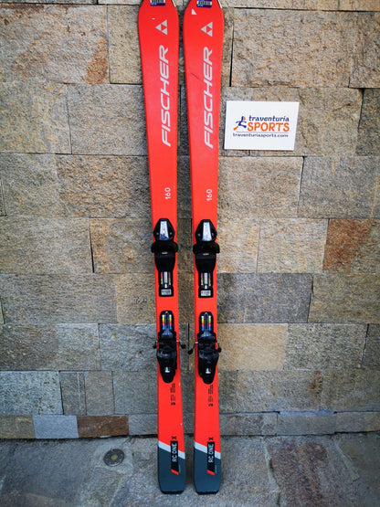 Fischer RC One X 160cm  Ski + Fischer RS 9 Bindings Adventure Winter Sport