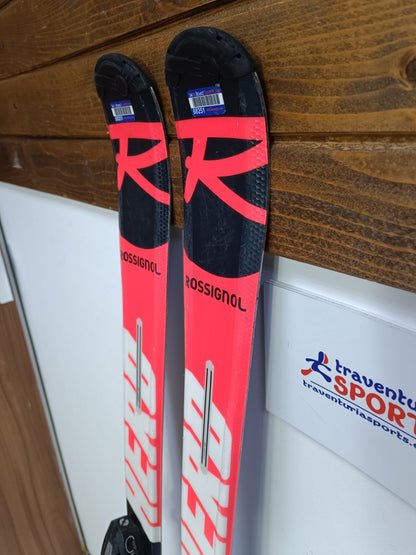 Sci Rossignol Hero J 150 cm + attacchi Elan ESR 10 Divertimento invernale Sport sulla neve