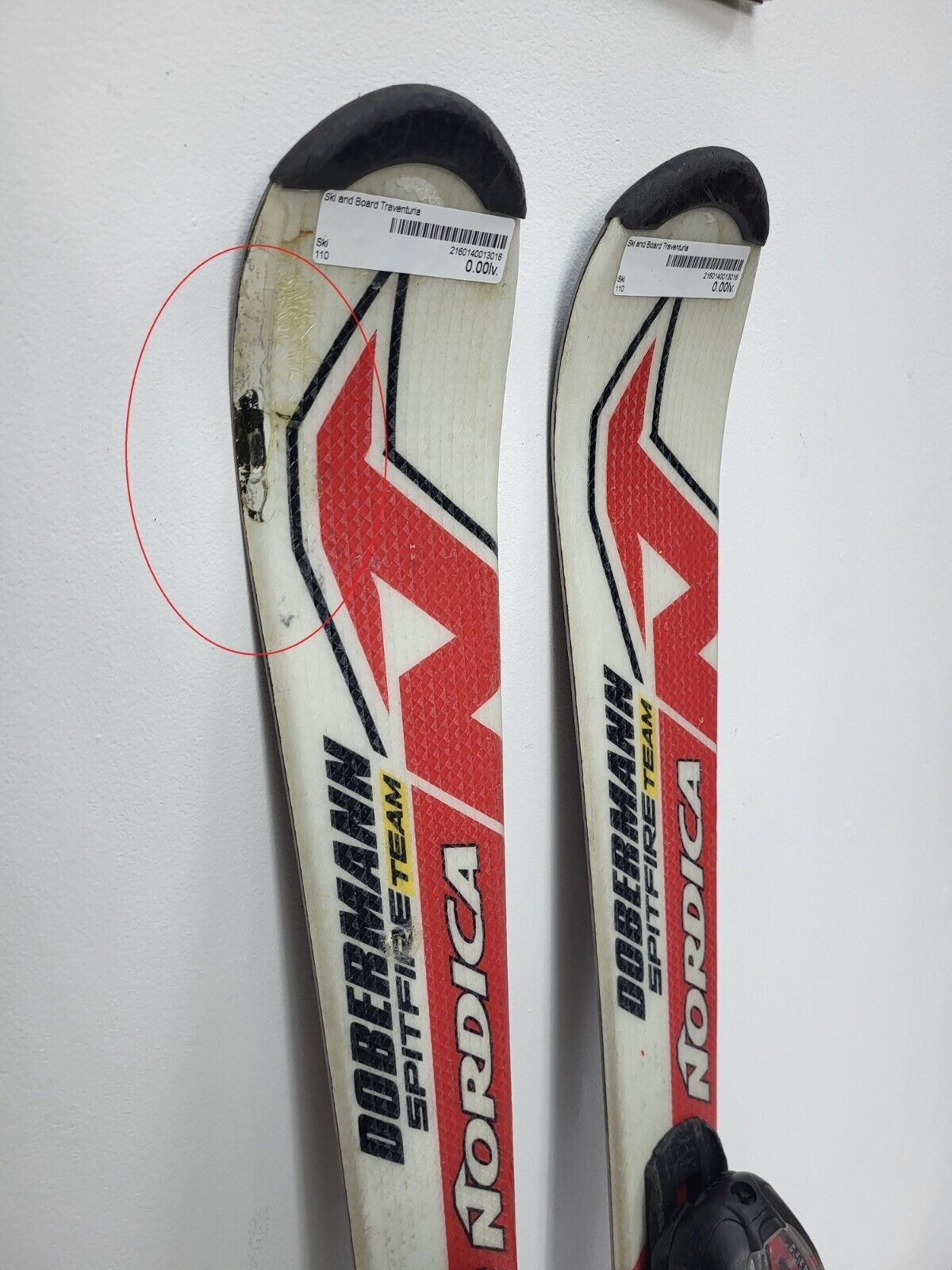 Sci Nordica Dobermann Spitfire 110 cm + Attacchi Marker 4.5 Sport Invernale
