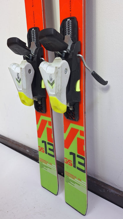 Völkl Racetiger GS 132 cm Ski + HEAD SLR 7.5 Bindings Winter Sport Snow Fun