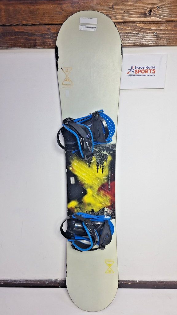 Burton Progression 147 cm Snowboard + Burton S  Bindings Winter Snow Adventure