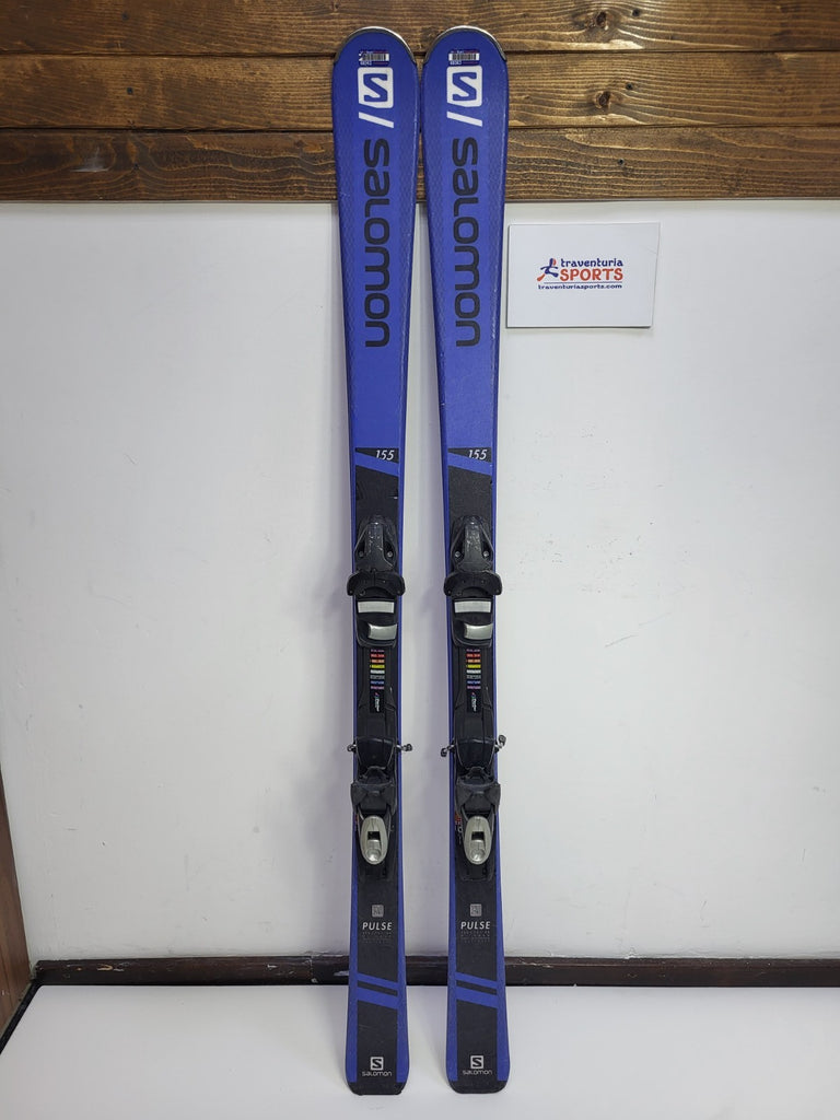 Salomon Pulse 155 cm Ski + Elan ESP 7.5 Bindungen Adventure Winter Sport