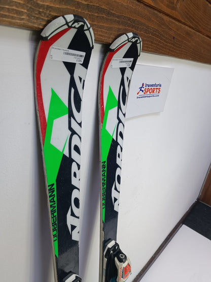 Nordica Dobermann WC SL J 136 cm Ski + fixations Marker 10 Sport et plaisir hivernal