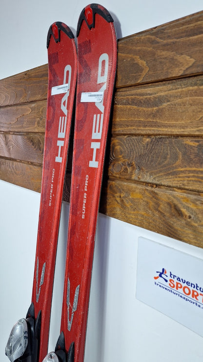 Sci HEAD Super Pro 177 cm + Attacchi Head 11 Sport Invernali Neve Outdoor