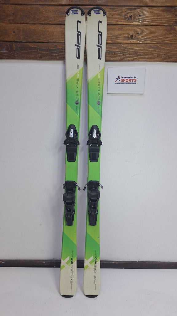 Elan Explore X 160 cm Ski + Elan ESR 10 Bindings Winter Outdoor Snow Fun