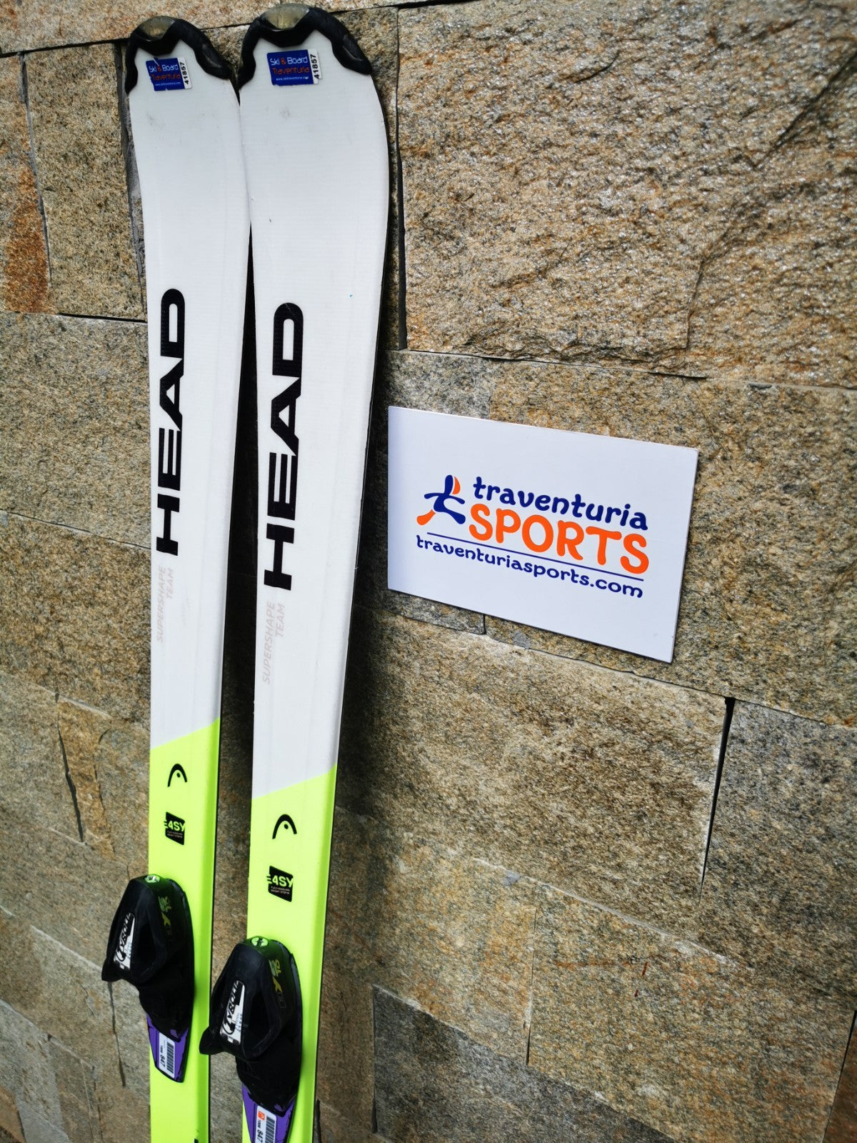 HEAD Supershape Team Easy 157cm  Ski + Tyrolia BYS 10 Bindings  Winter Sport BSL