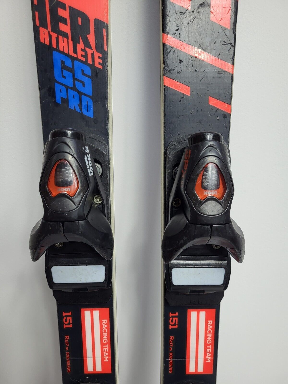 Rossignol Hero Athlete GS Pro 151 cm Ski + Look 10 Bindings Winter Fun Snow