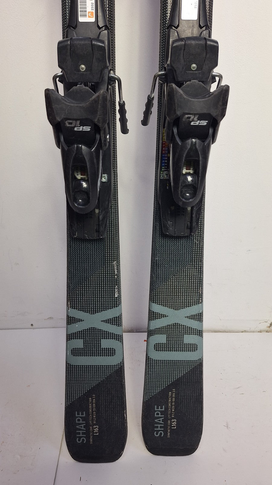 HEAD Shape CX  163cm  Ski + Tyrolia SP 10 Bindings Winter Sport Fun Snow