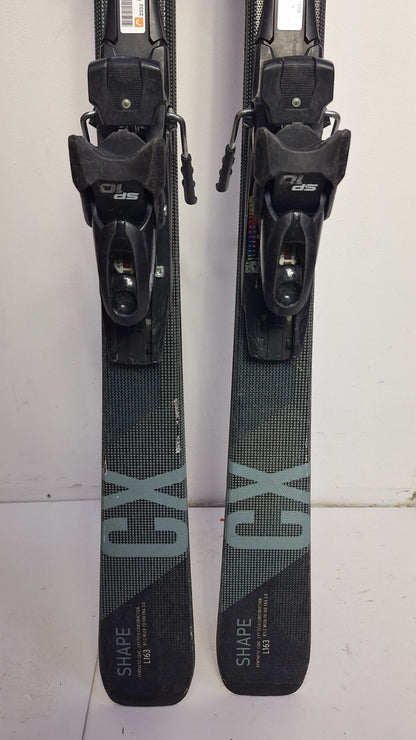 HEAD Shape CX  163cm  Ski + Tyrolia SP 10 Bindings Winter Sport Fun Snow