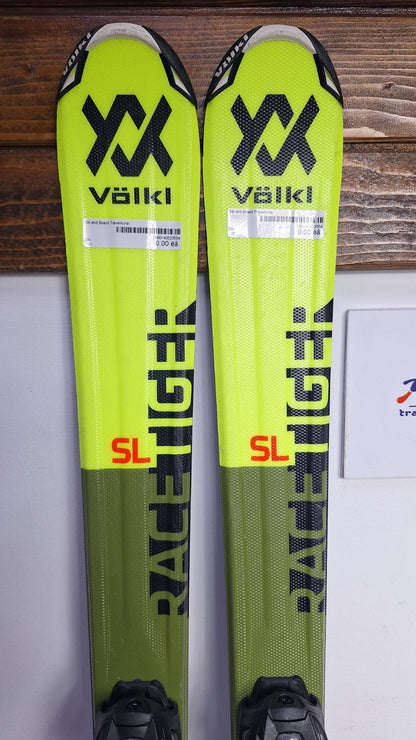 Völkl Racetiger 13 SL 120 cm Ski + Marker 4.5 Bindung Wintersport Schneespaß
