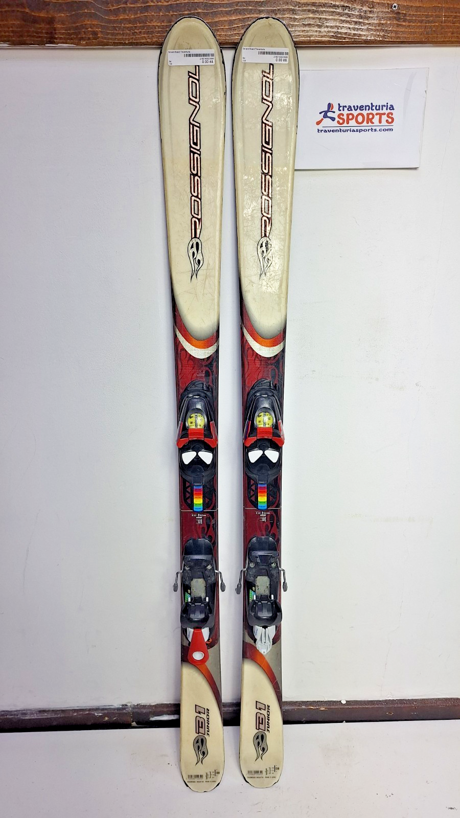 Rossignol B1 J 138 cm Ski + Salomon 4.5 Bindings Fun Snow Winter Sport