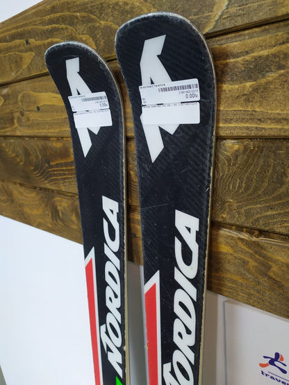Nordica Dobermann WC SL J 163cm Ski + NEW Tyrolia 10 Bindings Winter Adventure