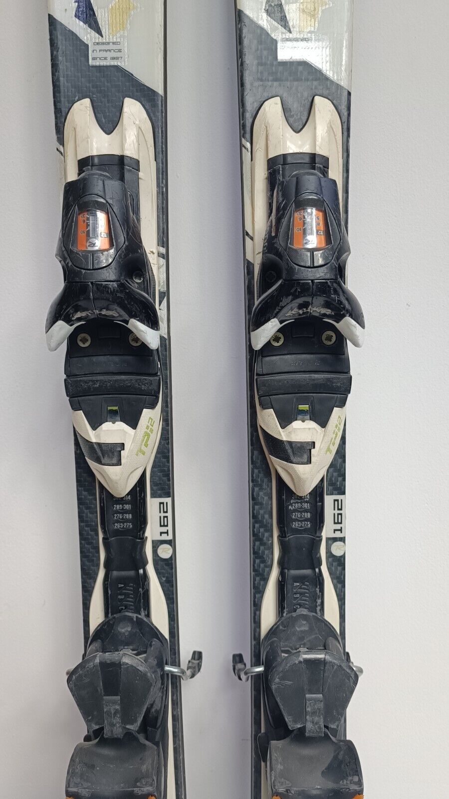 Rossignol Zenith 76 162 cm Ski + Rossignol 12 Bindungen Wintersport-Spaß-Ski