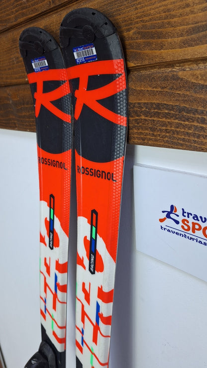Ski Rossignol Hero J 150 cm + fixations Elan ESP 7.5 Plaisir hivernal Sports de neige