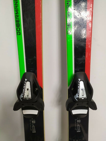 Nordica Dobermann Combi Pro S 140 cm Ski + NEUE Tyrolia SX 10 Bindungen BSL