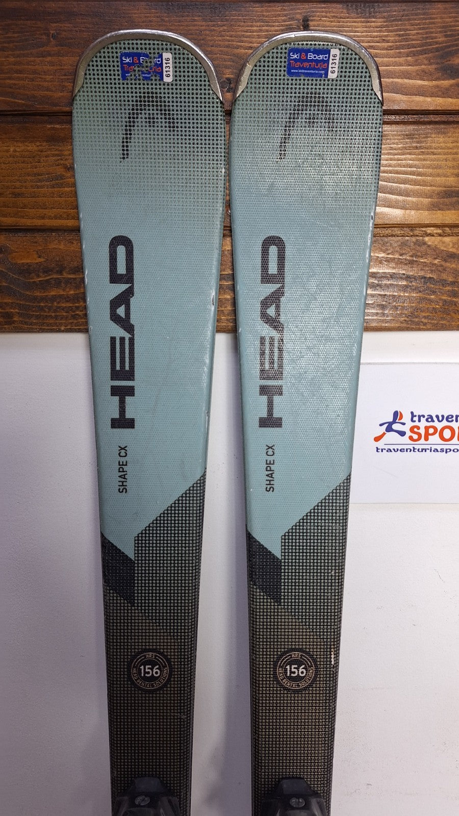 HEAD Shape CX  156cm  Ski + Tyrolia SP 10 Bindings Winter Sport Fun Snow