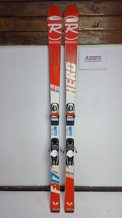 Rossignol Hero GS Pro FIS 158 cm Ski + Rossignol 7 Bindings Winter Fun Snow