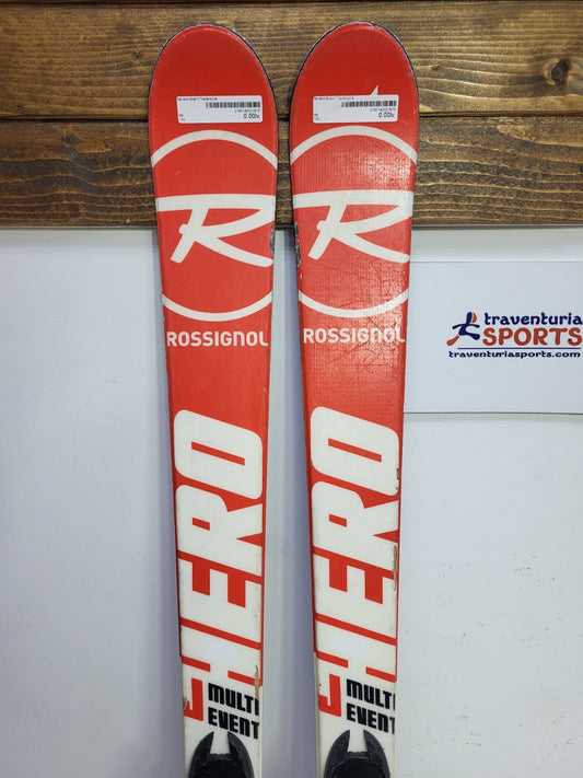Sci Rossignol Hero J Multievent 150 cm + attacchi Look 7 Divertimento invernale sulla neve