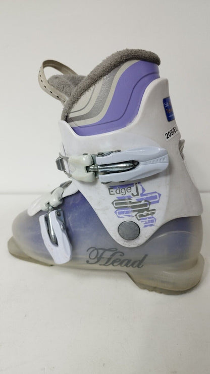 HEAD Edge J2 Ski Boots (EU 32 1/3; UK 1/2; Mondo 205) Sport Winter Snow Fun