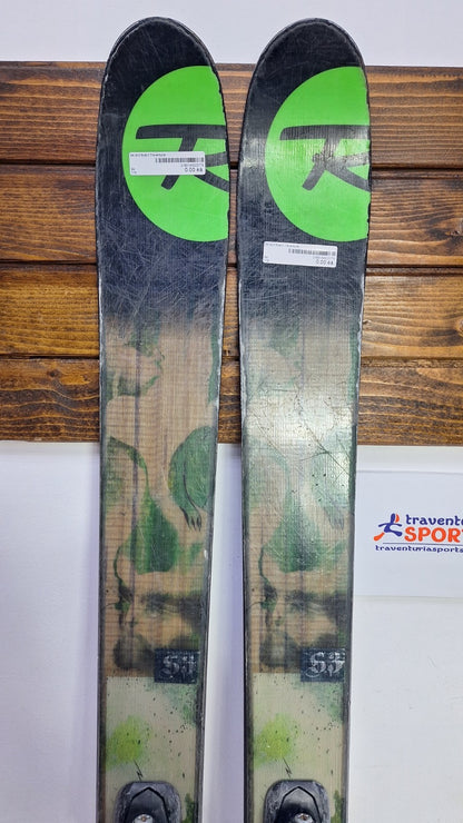 Rossignol S3 Skull 178cm Ski + Rossignol 12 Bindings Fun Snow Winter Sport Piste