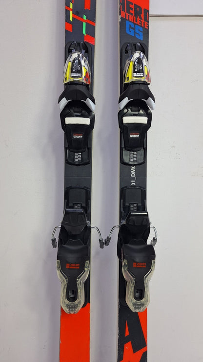 Rossignol Hero Athele GS  175 cm Ski + New Look 11 Bindings Winter Fun Snow