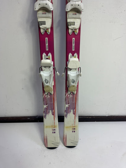 Elan Snow White  146cm  Ski + Elan EL 7.5 Bindings Winter Sport Fun