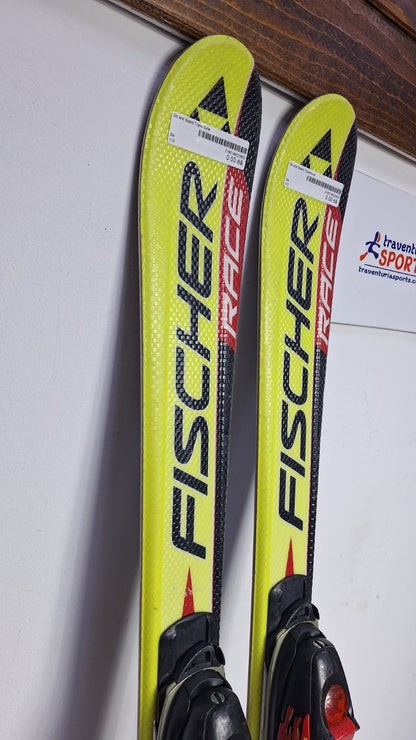 Fischer RC4 Race 110 cm Ski + Salomon 4.5 Bindings Fun Snow Winter Sport